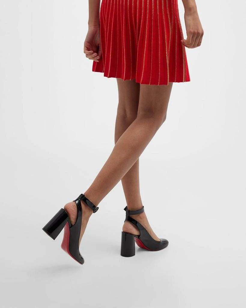 Christian Louboutin Miss Sab Patent Red Sole Pumps 2