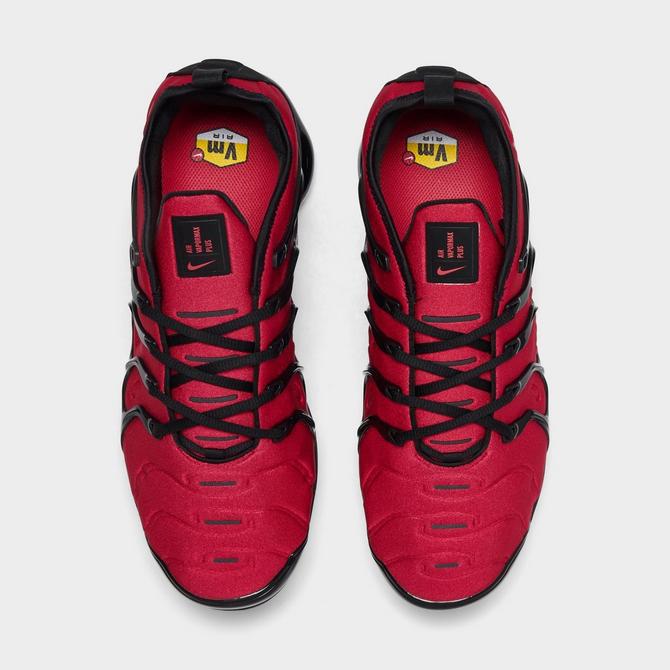 mens nike air vapormax plus running shoes red