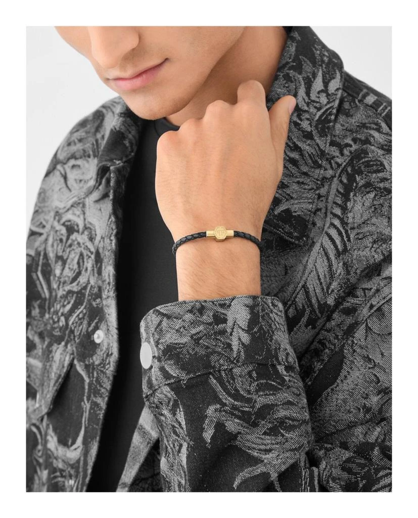 Philipp Plein Plein Enigma Calf Leather Bracelet 4
