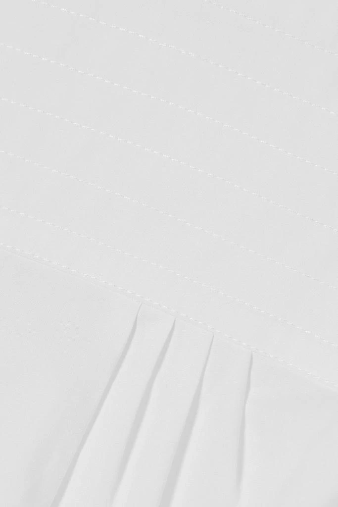 See by Chloé Tie-detailed cotton-poplin top 4