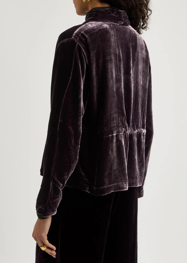 Eileen Fisher Velvet tie-front jacket 3