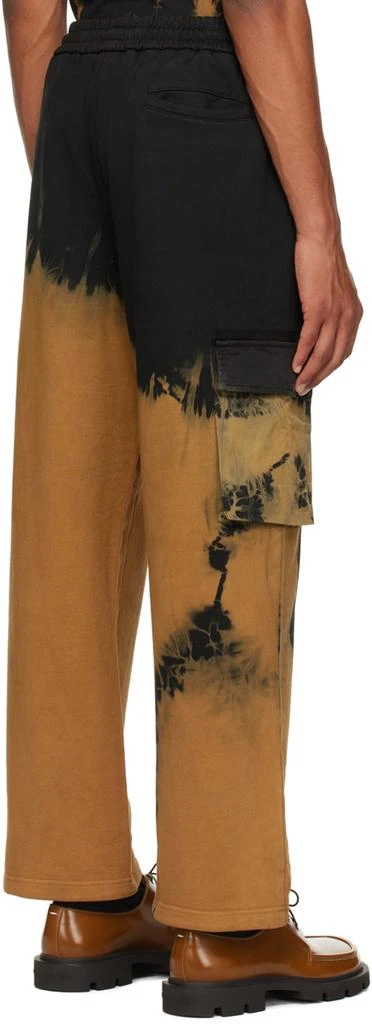Feng Chen Wang Black & Yellow Tie-Dye Lounge Pants 3