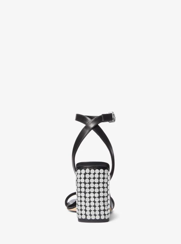 Michael Kors Merriam Studded Leather Block Heel Sandal 3