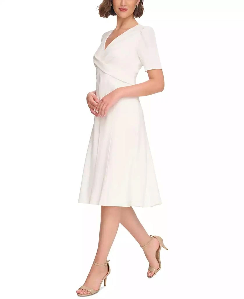 Tommy Hilfiger Women's Crisscross Fit & Flare Dress 4
