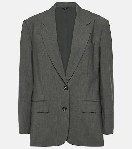 Brunello Cucinelli Oversized wool-blend blazer 1