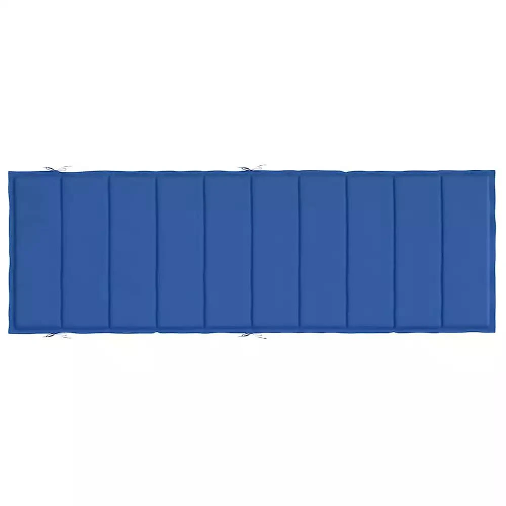 vidaXL Sun Lounger Cushion Royal Blue Oxford fabric 73.2 x 22.8 x 1.6 in 3
