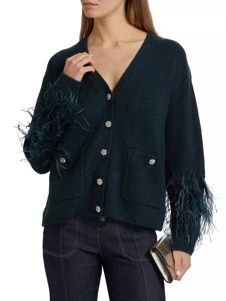Cinq à Sept Dreama Marnie Feather-Cuff Cardigan 3