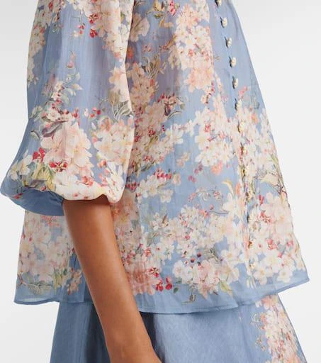 Zimmermann Cascadian floral ramie blouse 5