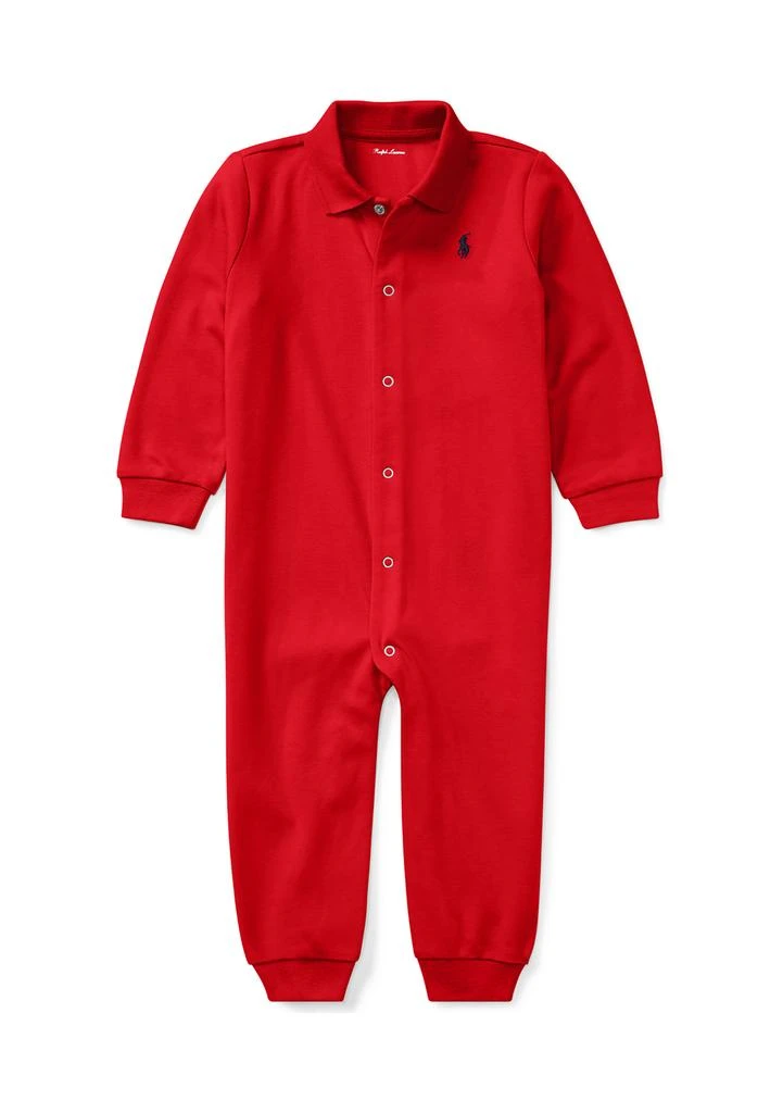 Ralph Lauren Baby Boys Long Sleeve Solid Coverall