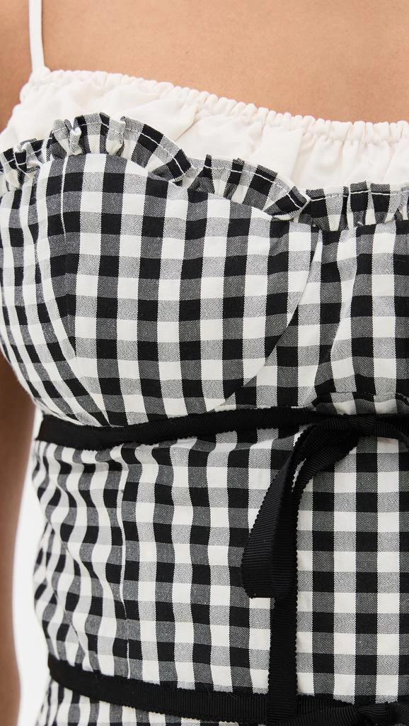 For Love & Lemons Georgia Gingham Midi Dress 5