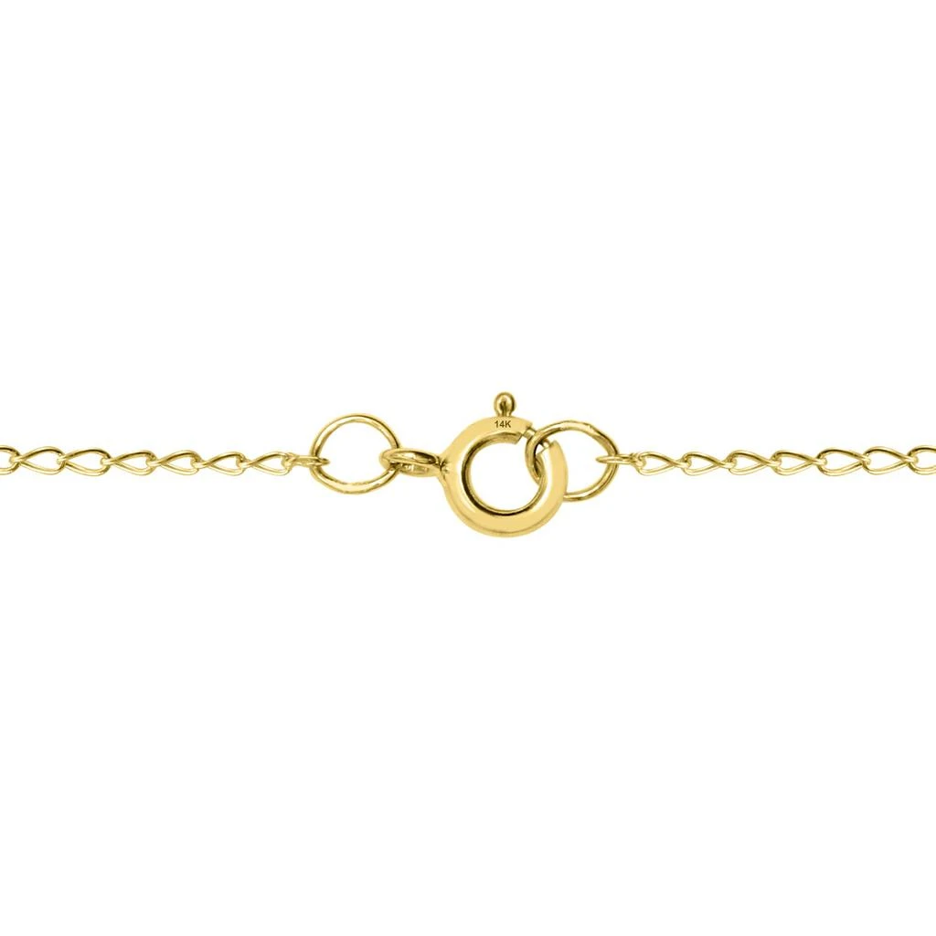 SSELECTS 1/2 Carat Tw Diamond Journey Pendant In 14K Yellow Gold 3