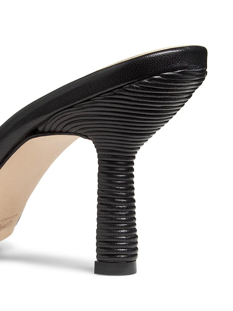 Saks Fifth Avenue 80MM Leather Mules 6