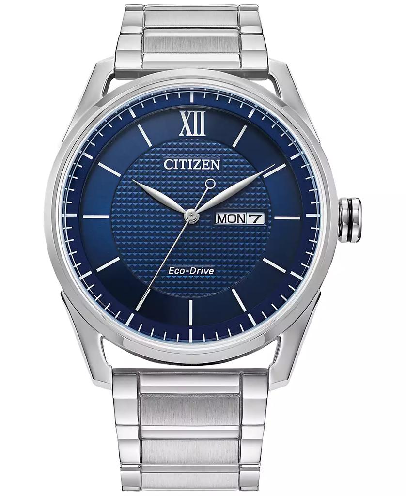Citizen Eco-Drive Men's Classic Stainless Steel Bracelet Watch 42mm