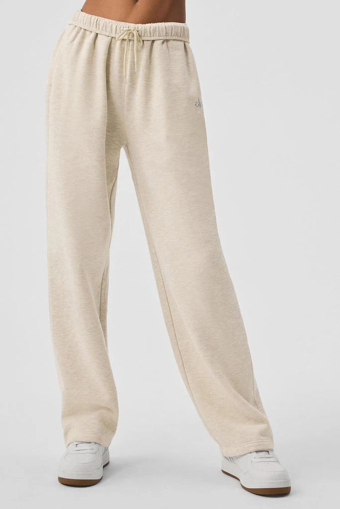 Alo Accolade Straight Leg Sweatpant - Oatmeal Heather 1