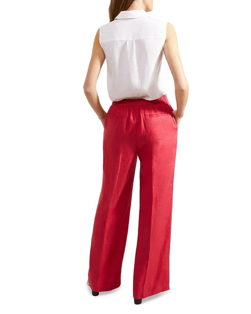 HOBBS LONDON HOBSS LONDON Mirabel Linen Wide Leg Pants 3