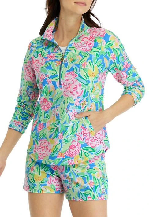 Lilly Pulitzer Pulitzer Womens Upf 50 Skipper Popover Top 1