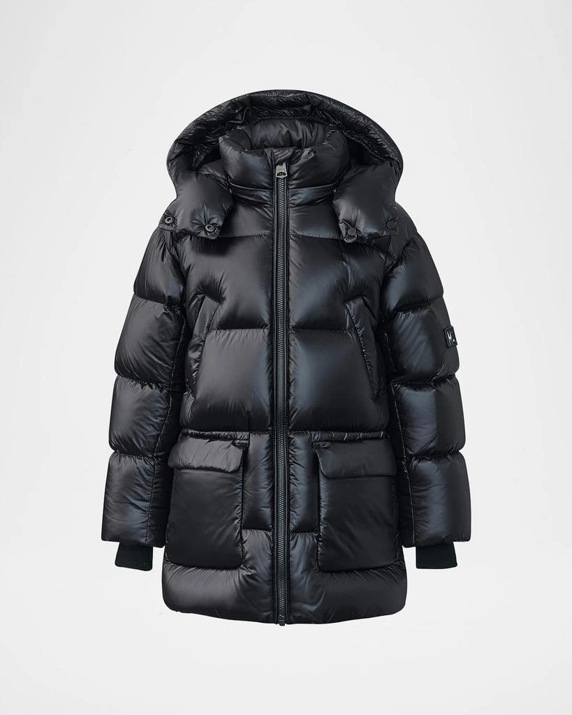 Mackage Kid's Kennie Quilted Logo Jacket, Size 8-14 1