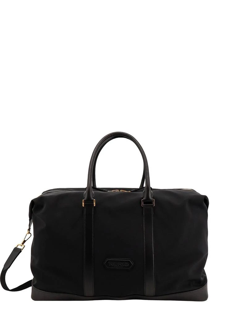 Tom Ford Tom Ford Logo-Patch Zipped Duffel Bag 1