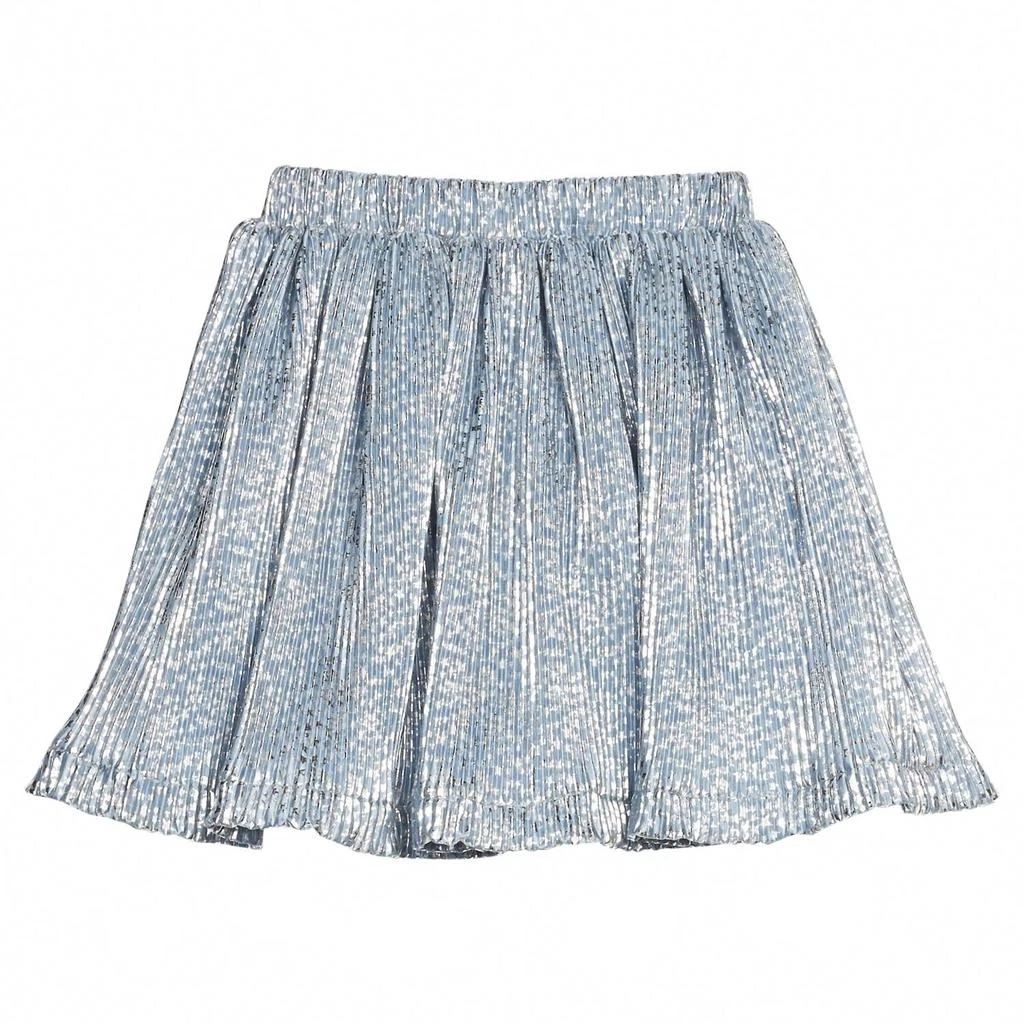 Bisby Girls Circle Skort In Blue Crinkle Stars 2