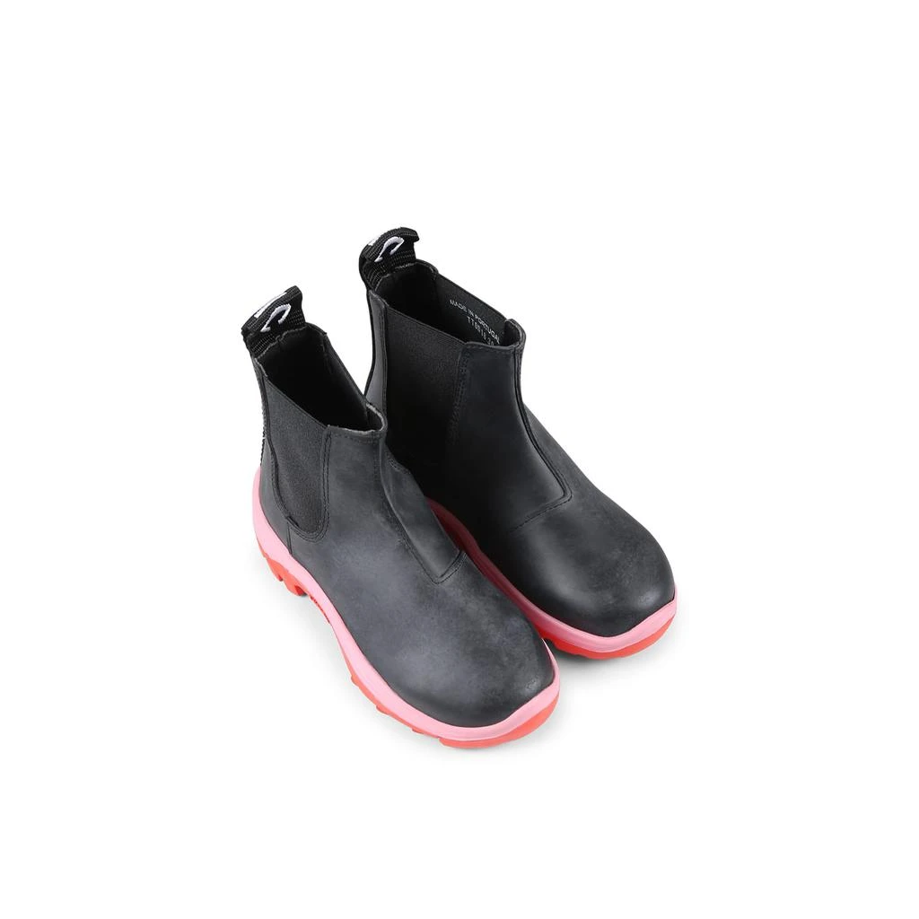 Stella McCartney Black Boots For Girl With Logo 3