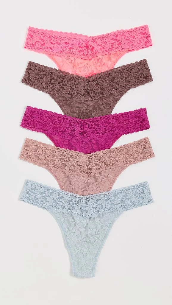 Hanky Panky Signature Lace Original Rise Thong 5 Pack 1