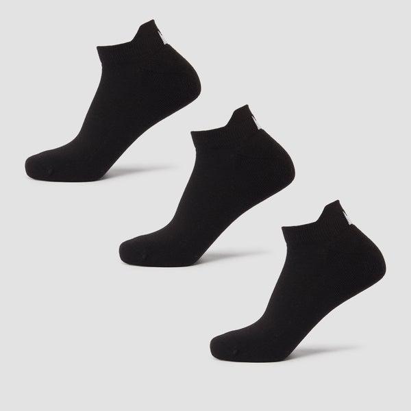 Myprotein MP Unisex Trainer Socks (3 Pack) - Black