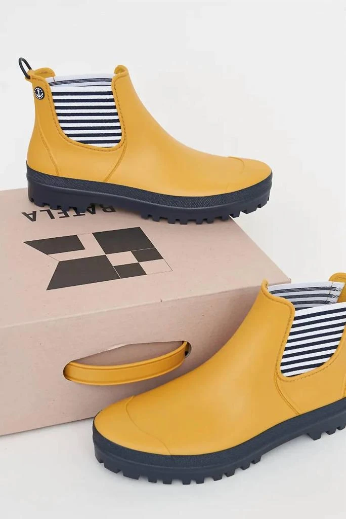 Batela Women's Waterproof Rain Boots In Yellow 3