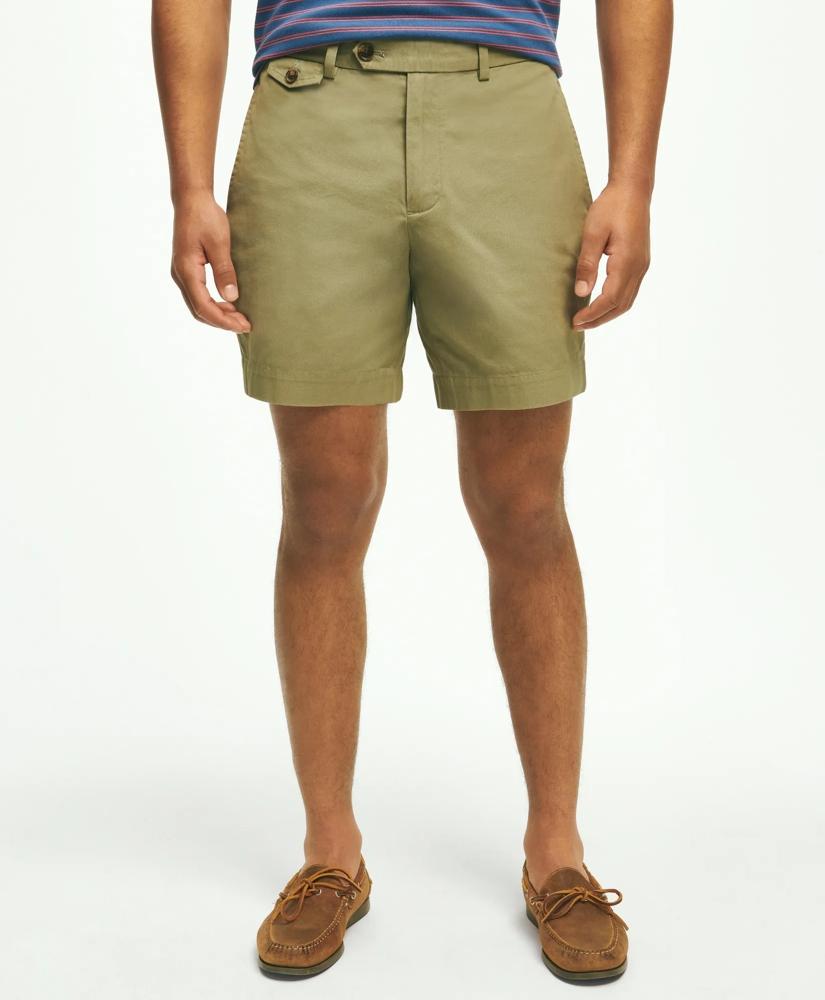 Brooks Brothers 7" Canvas Poplin Shorts in Supima® Cotton