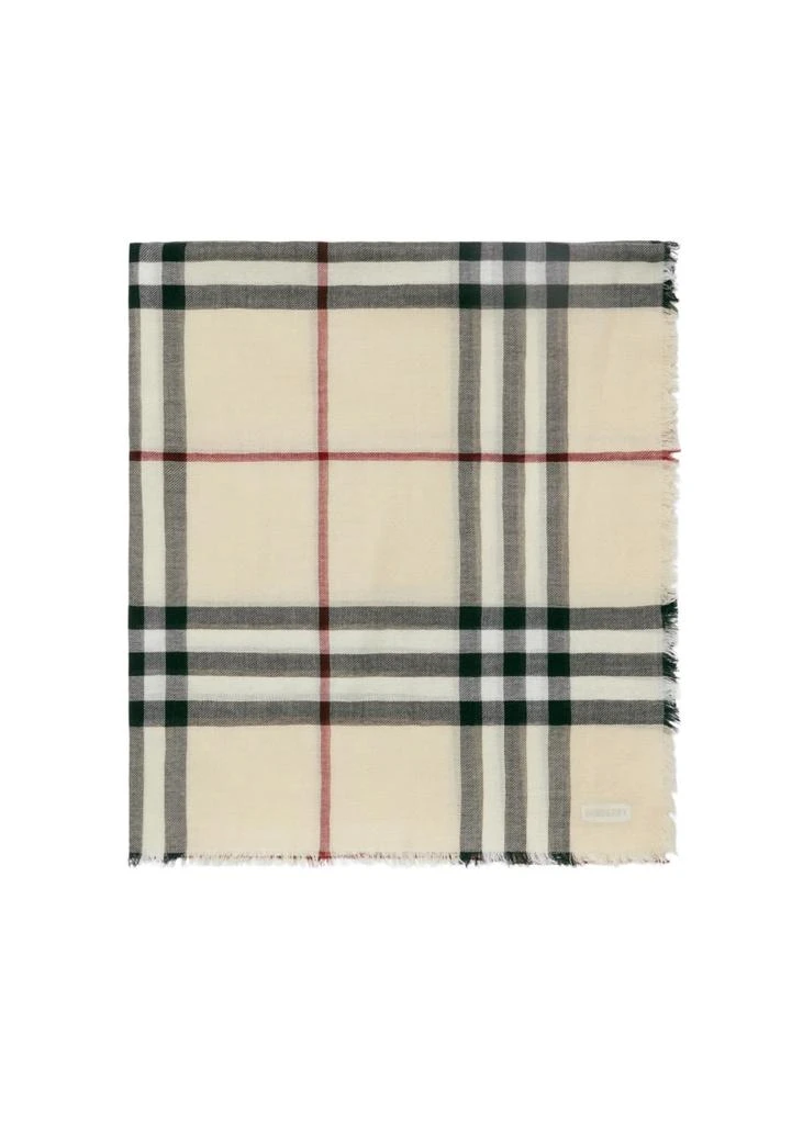 Burberry Check wool scarf 1