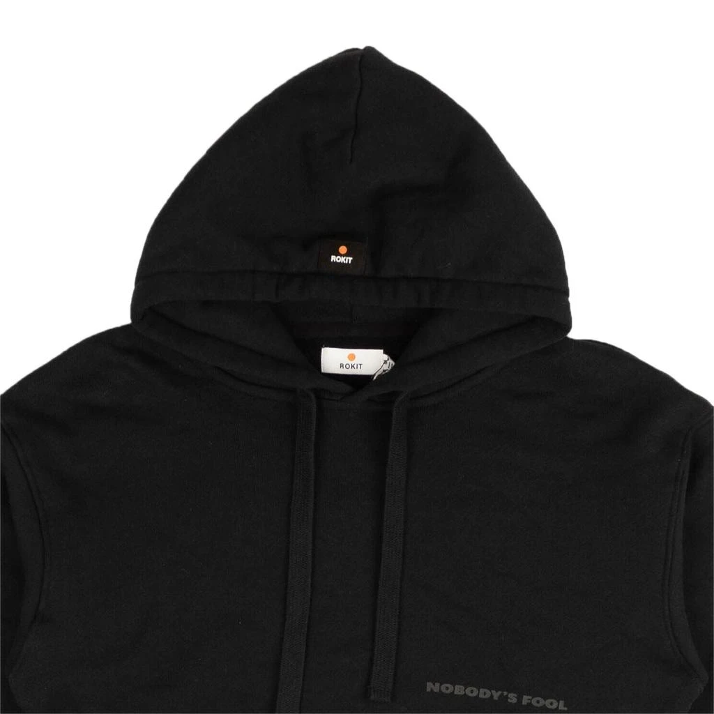 ROKIT Black The Gallery Logo Hoodie 2