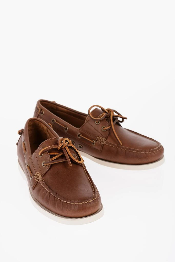Ralph Lauren Leather Merton Boat Deck Shoes 1