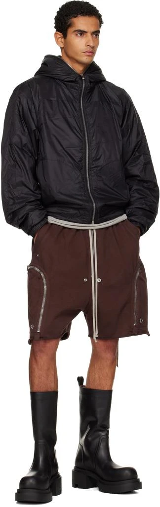 Rick Owens Burgundy Concordians Bauhaus Shorts 4