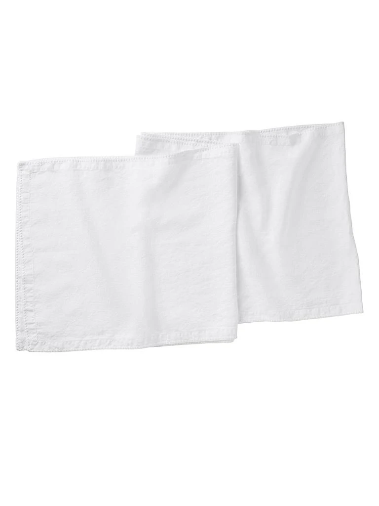 Coyuchi Olivos Embroidered Organic Linen Runner 1