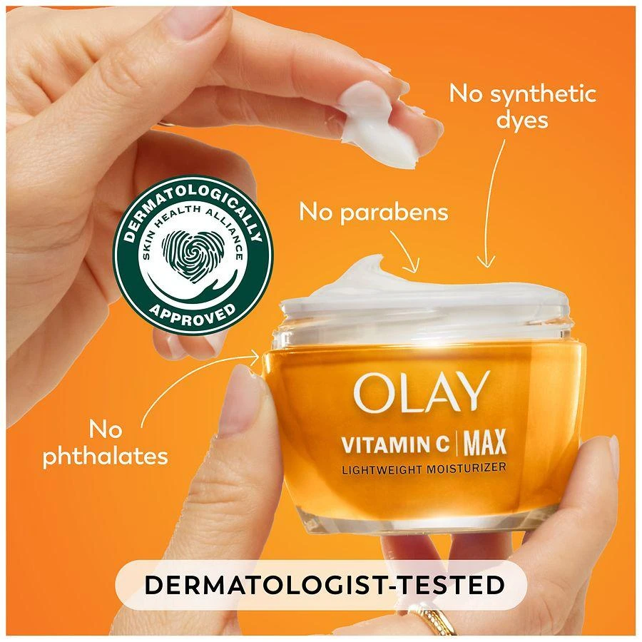 Olay Vitamin C Max Face Moisturizer, Brightening Cream for Women Citrus 6