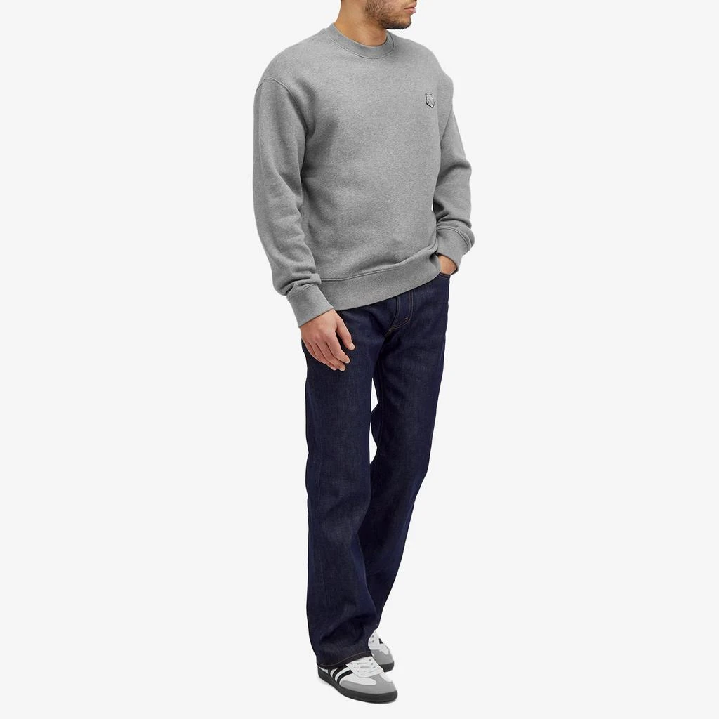 Maison Kitsune Maison Kitsune Bold Fox Head Patch Comfort Crew Sweat 4