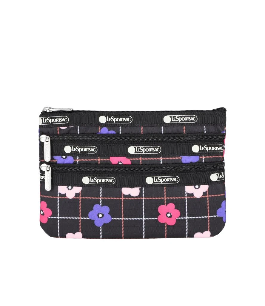 LeSportsac 3-Zip Cosmetic 1