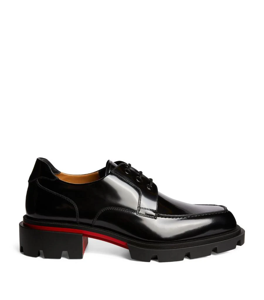 Christian Louboutin Our Georges L Leather Derby Shoes  display picture 3