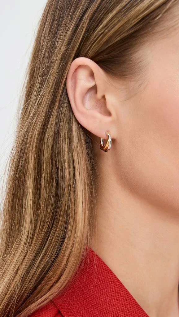 Missoma Lucy Williams Chunky Entwine Small Hoops 2
