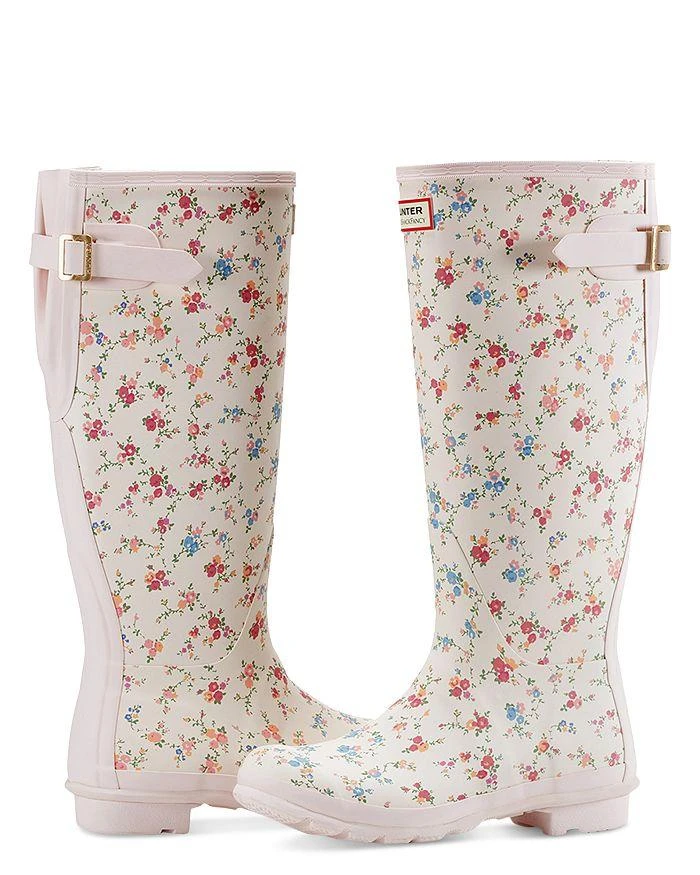 Hunter x LoveShackFancy Women
s Original Tall Rain Boots 5