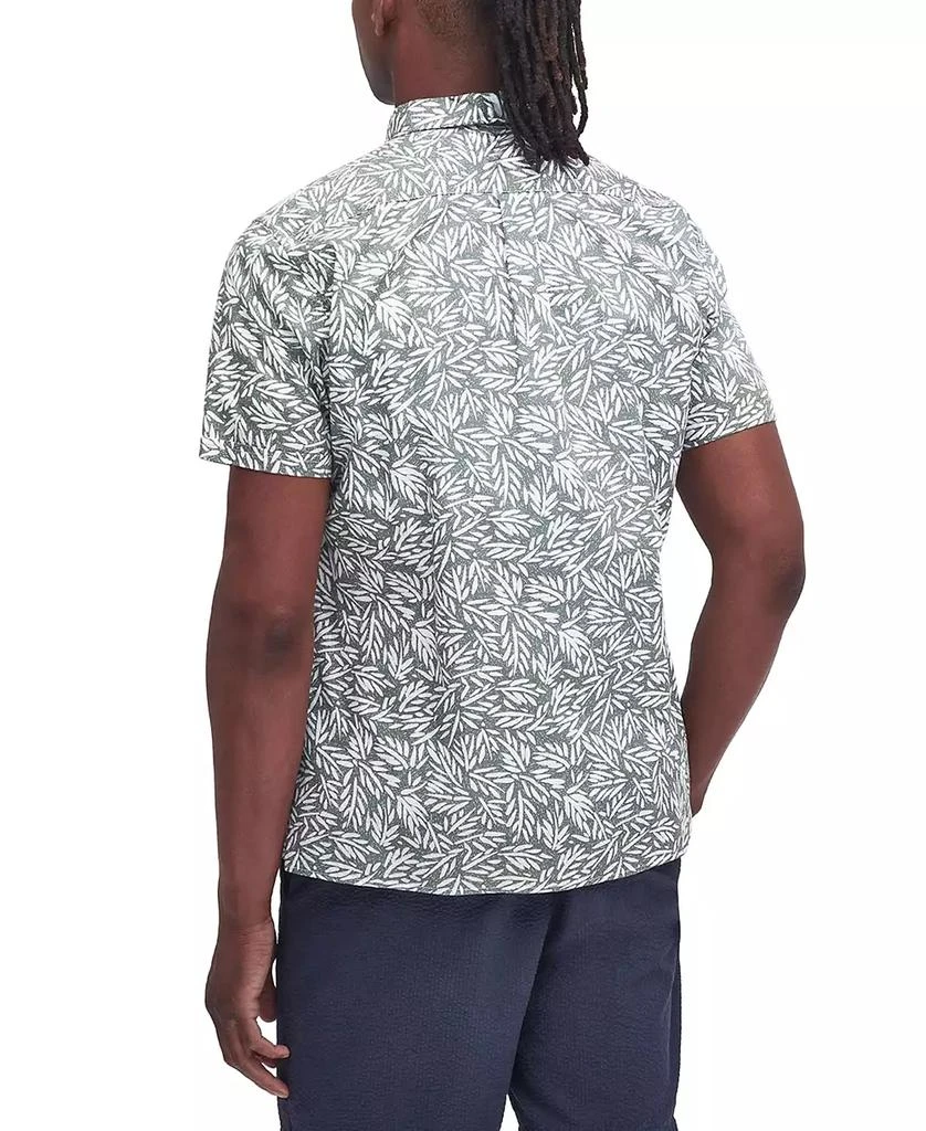 Barbour Men's Jackstone Short Sleeve Button-Front Leaf Print Shirt 10