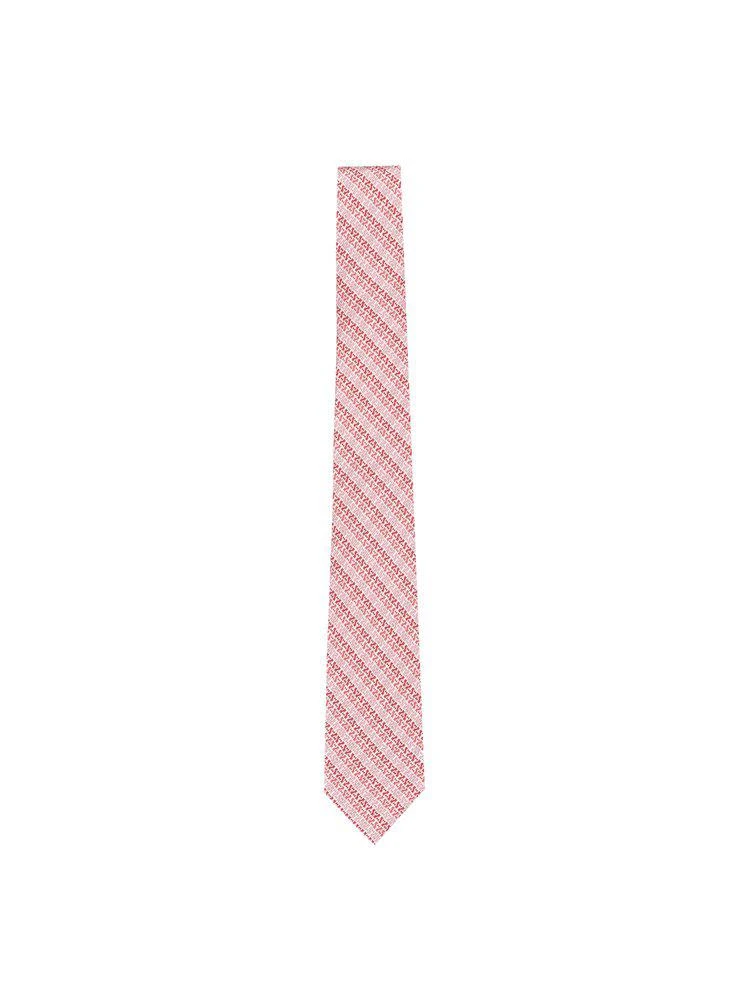 Salvatore Ferragamo Ferragamo Gancini Chain Printed Satin Tie 1