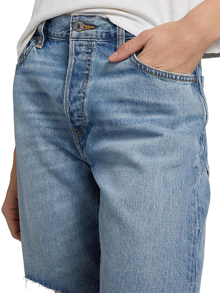 Re/Done `90s Comfy Denim Boyfriend Shorts 6