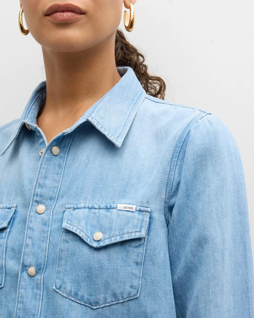 MOTHER The Gathered All My Exes Denim Shirt 5