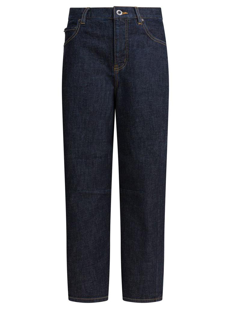 SELF PORTRAIT | Blue cotton denim barrel jeans | Women | 26