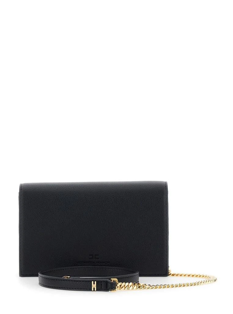 ELISABETTA FRANCHI Elisabetta Franchi Chain Strap Logo Clutch Bag 2