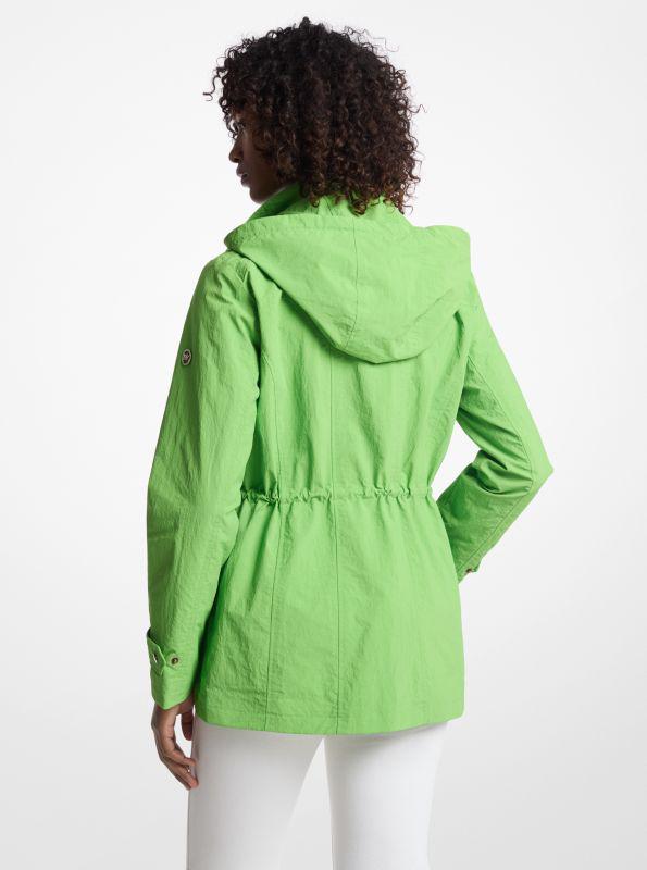 Michael Kors Woven Hooded Anorak