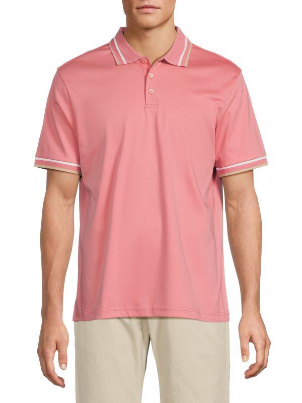 BUGATCHI Short Sleeve Polo