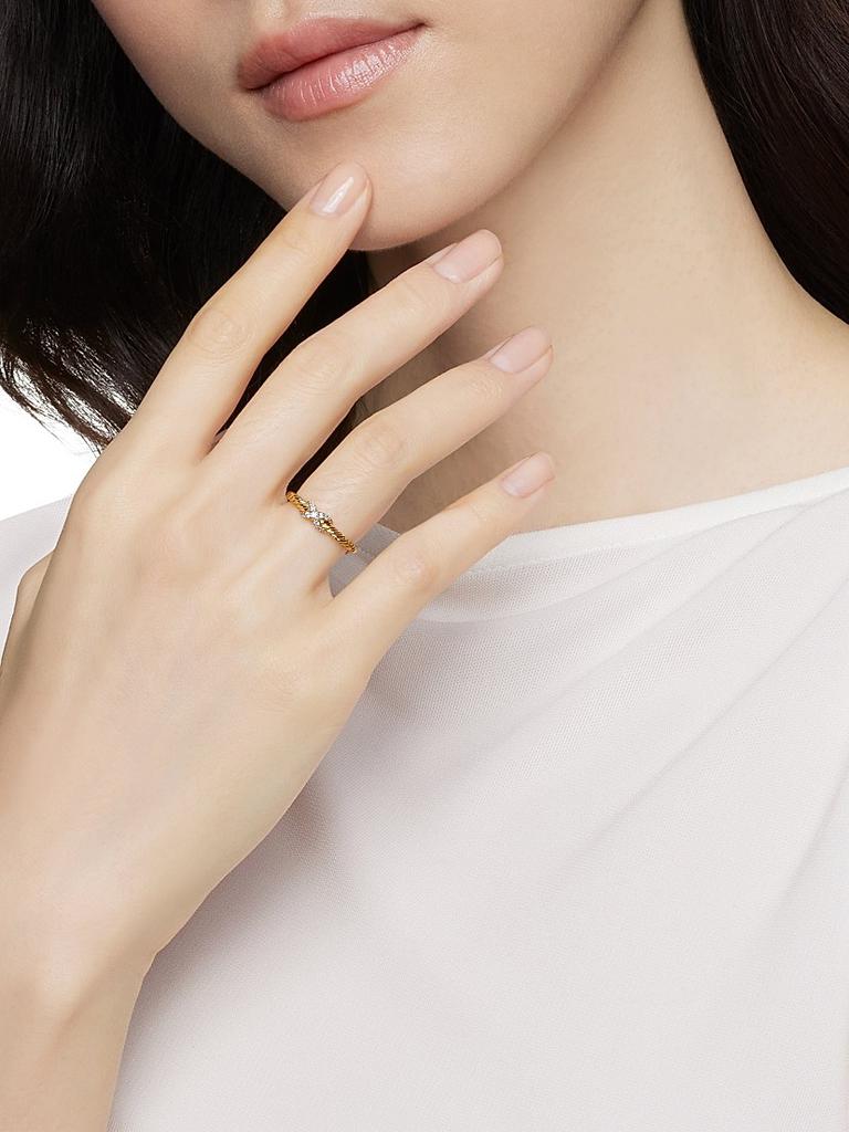 David Yurman Petite X Ring in 18K Yellow Gold