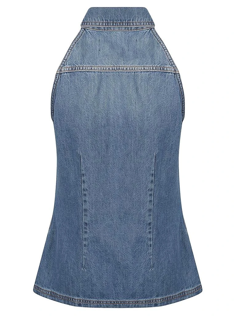 3 X 1 3X1 Halter Denim Top 2