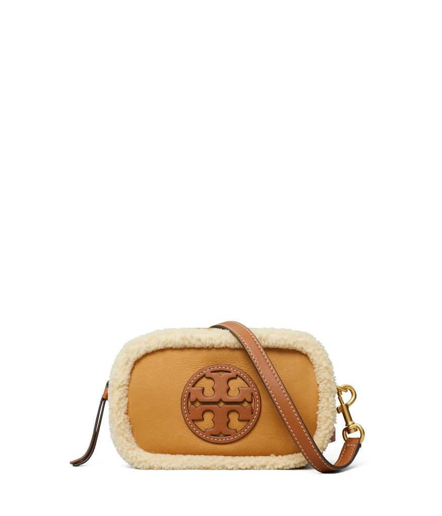 Tory Burch Miller Shearling Mini Crossbody Bag